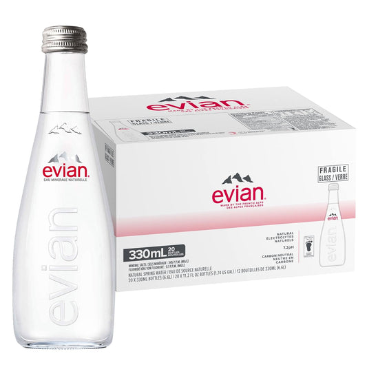 Evian Sparking 330ml - Case of 20