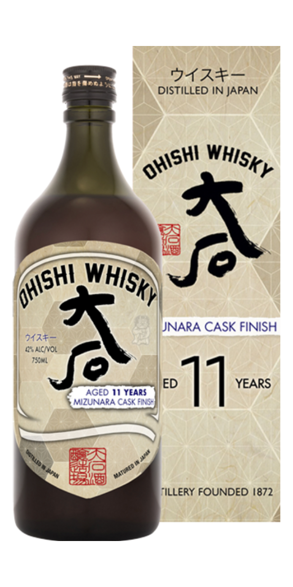 Ohishi, Mizunara Cask Whisky, 11yrs, 750 ml