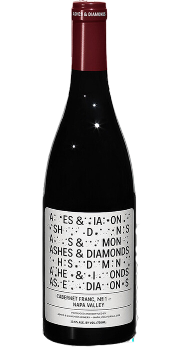 Ashes & Diamonds, Cabernet Franc, Napa Valley, 2018, 750ml