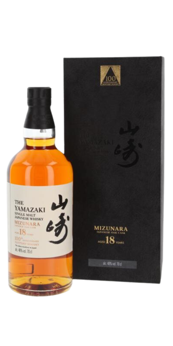 The Yamazaki, Mizunara Japanese Oak Cask, 100th Anniversary, 18YO, Single Malt Whisky, Japan, 750ml