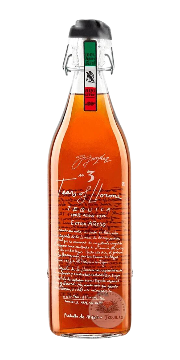 Tears of Llorona, Extra Anejo Tequila, 1000 ml