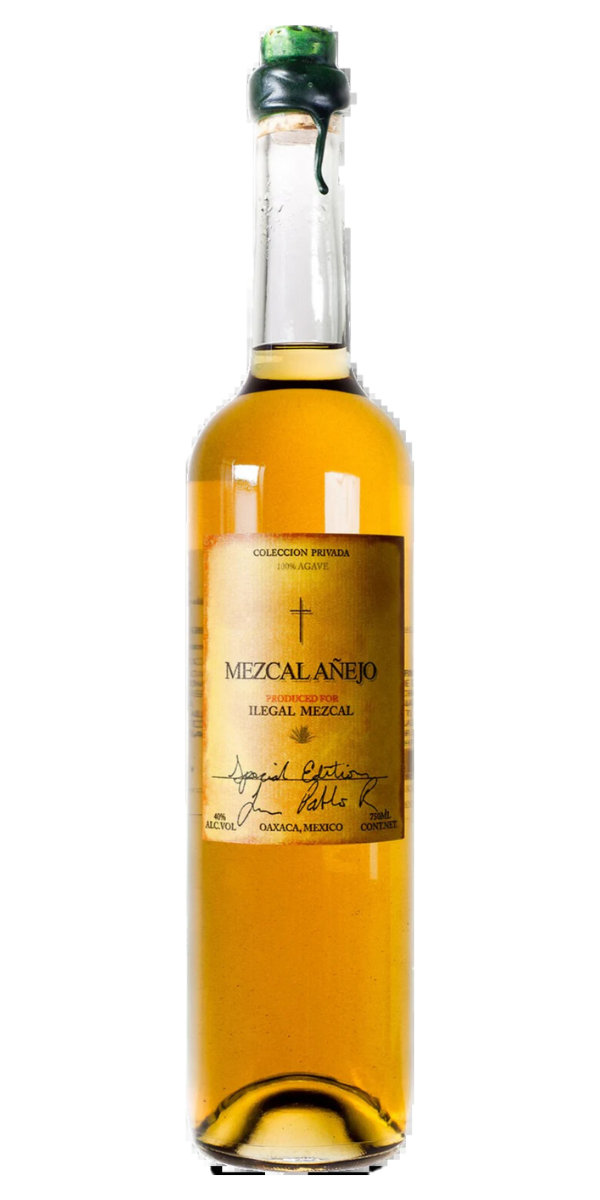Ilegal Mezcal, Anejo, Mezcal Artesanal, 750 ml
