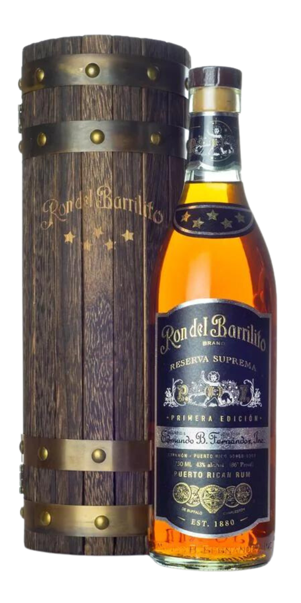 Ron Del Barrilito, 5 Stars, Reserva Suprema, Primera Edicion, Puerto Rican Rum, 750 ml