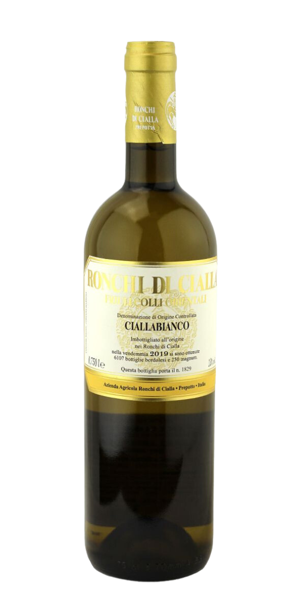 Ronchi di Cialla Bianco, Ciallabianco, 2020, 750ml