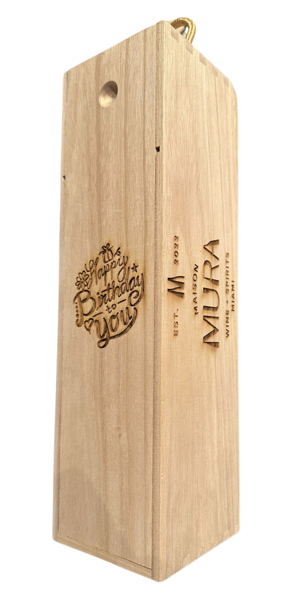 Custom Wood Box - 1 Bottle