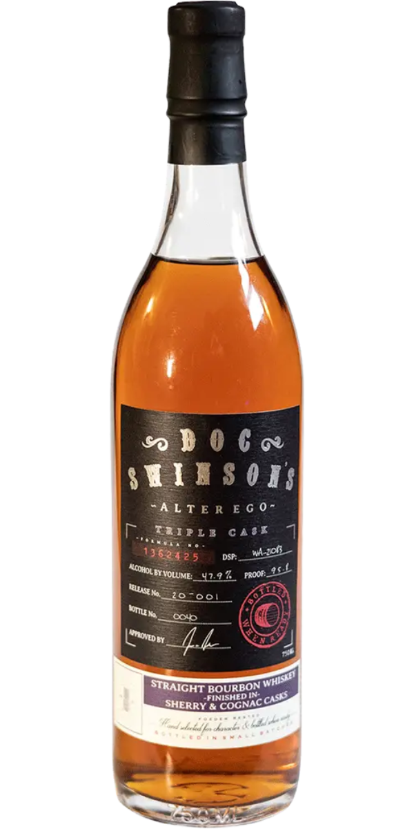 Doc Swinson's Alter Ego, Triple Cask Bourbon Whiskey, 750ml