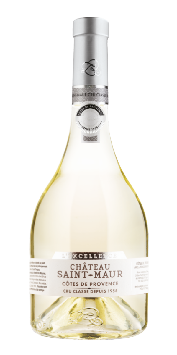 Chateau Saint-Maur, L'Excellence Blanc, Cotes de Provence, Cru Classe, 2021, 750ml