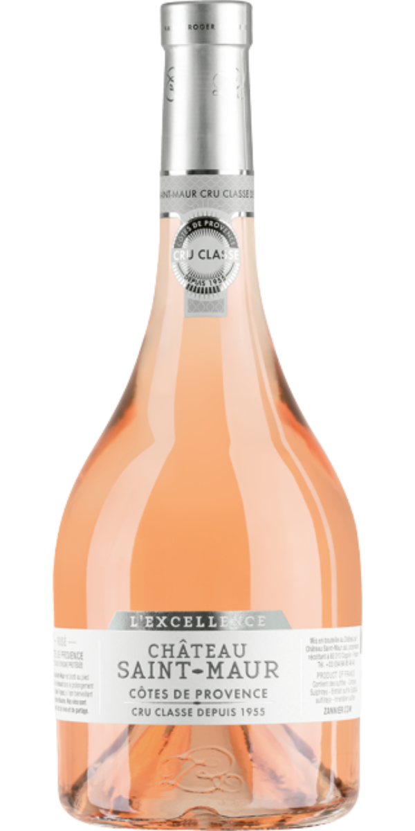 Chateau Saint-Maur, L'Excellence Rose, Cotes de Provence, Cru Classe, 2021, 750ml
