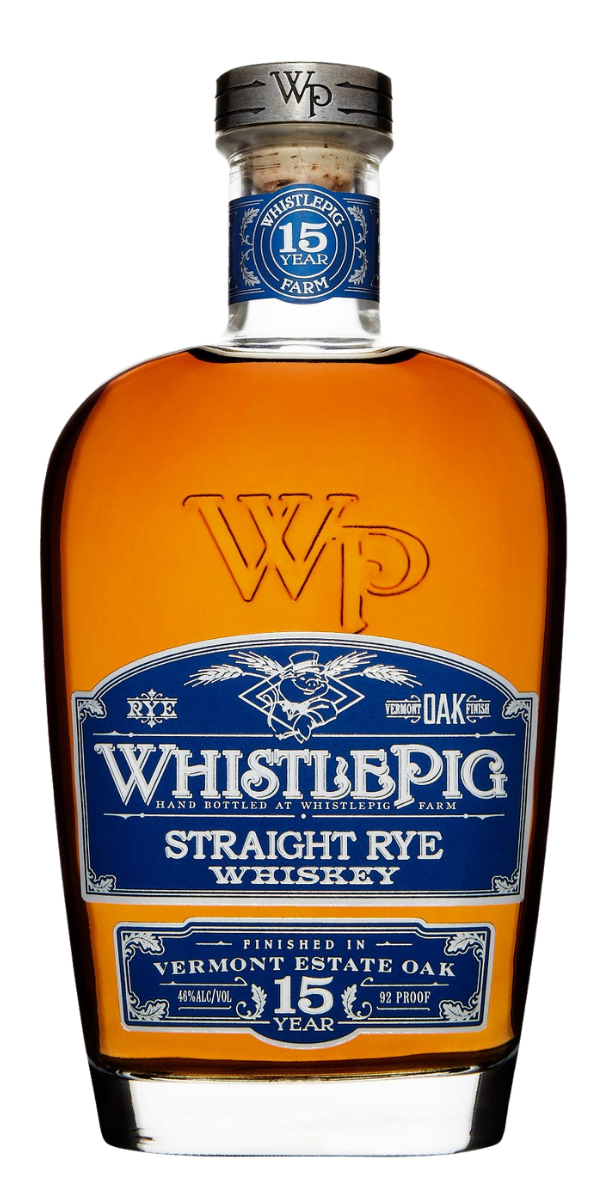 WhistlePig, Straight Rye Estate Oak 15YO, 750 ml