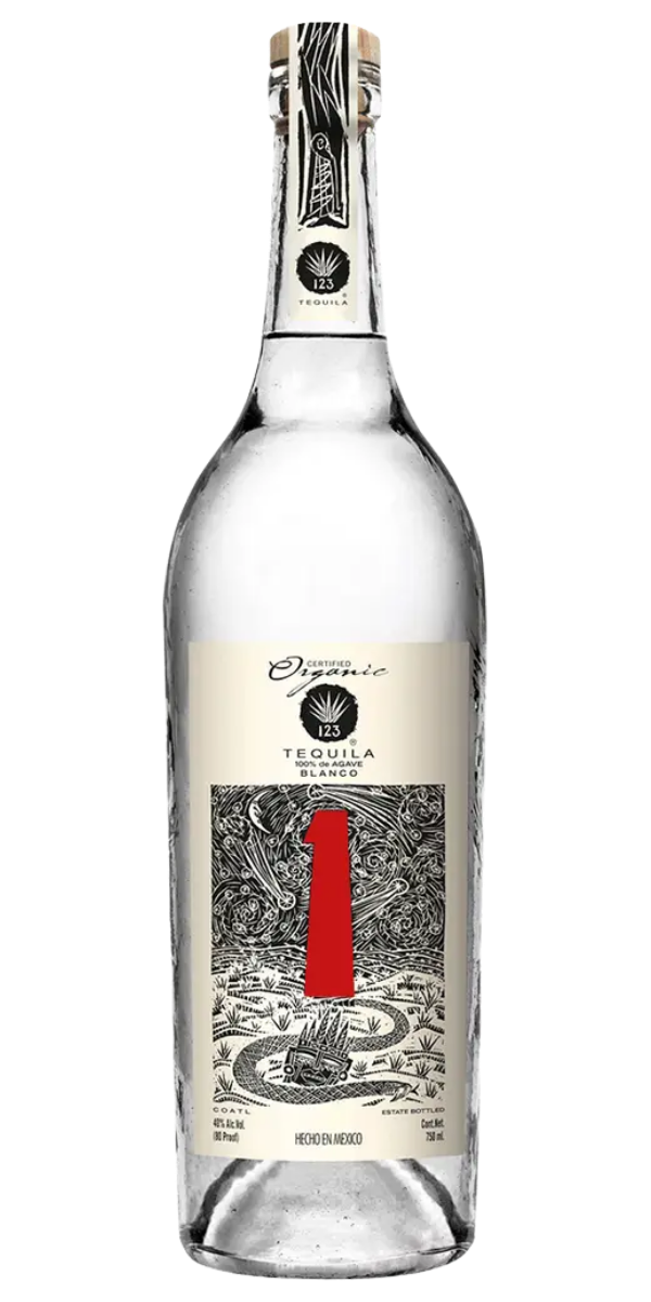 123 Tequila Blanco, 375 ml