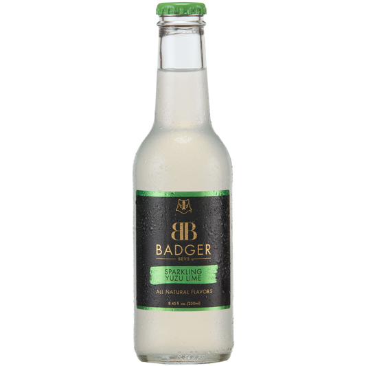 Badger Bevs, Sparkling Yuzu Lime, 250ml