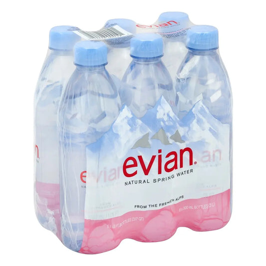 Evian Still 1L - Case of 12 - Plastic