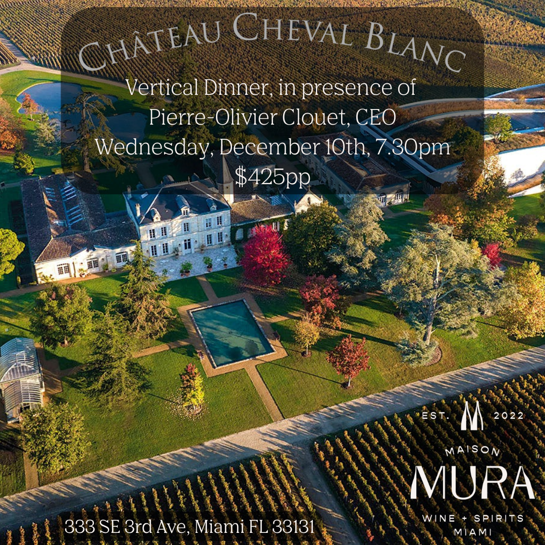 Chateau Cheval Blanc Vertical Dinner - 12.10.2025