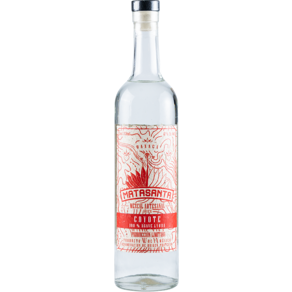 Matasanta, Mezcal Artesanal, Coyote Lyobaa,Limited Edition  750ml