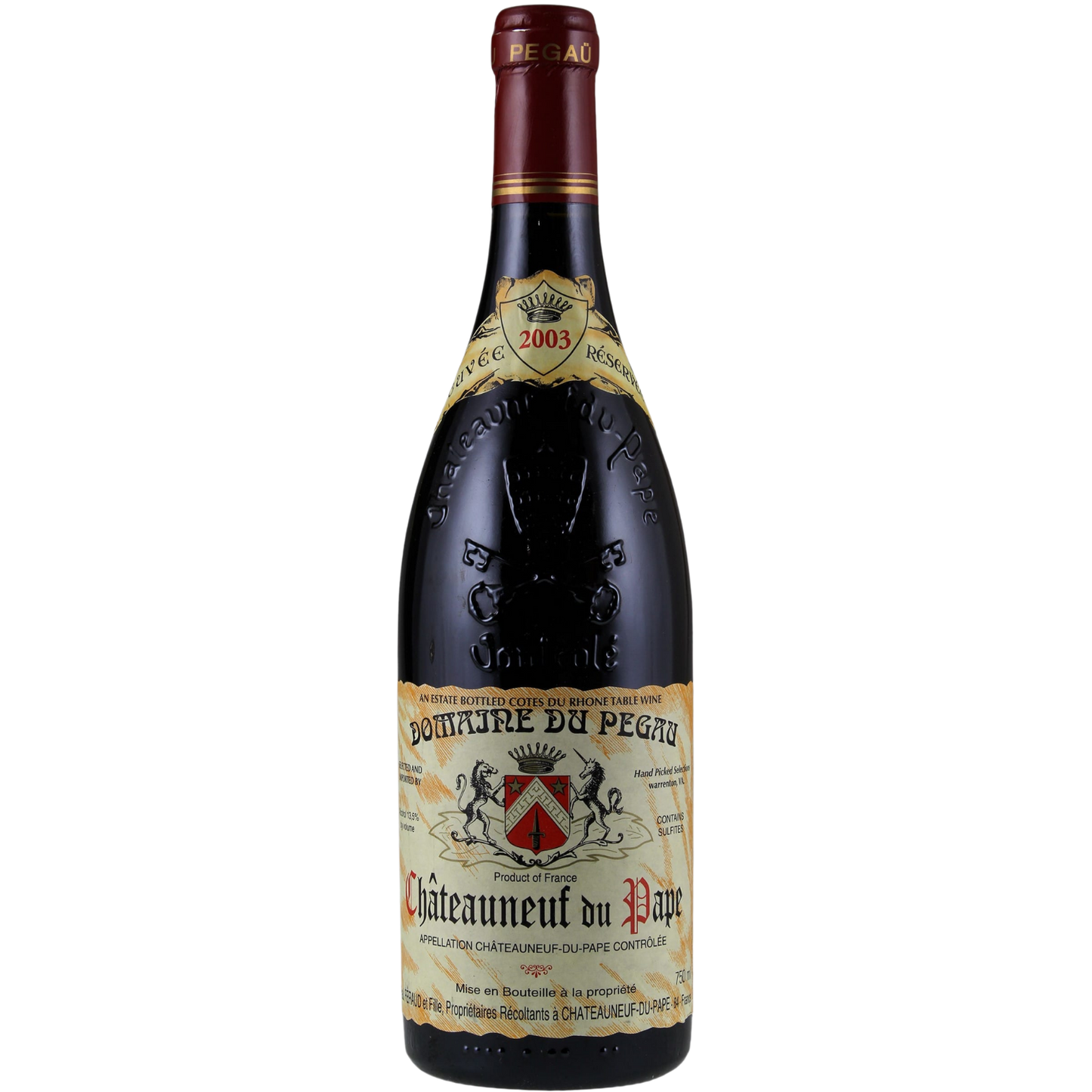 Domaine Pegau 'Cuvee Reservee' Chateauneuf du Pape 2003, 3000ml