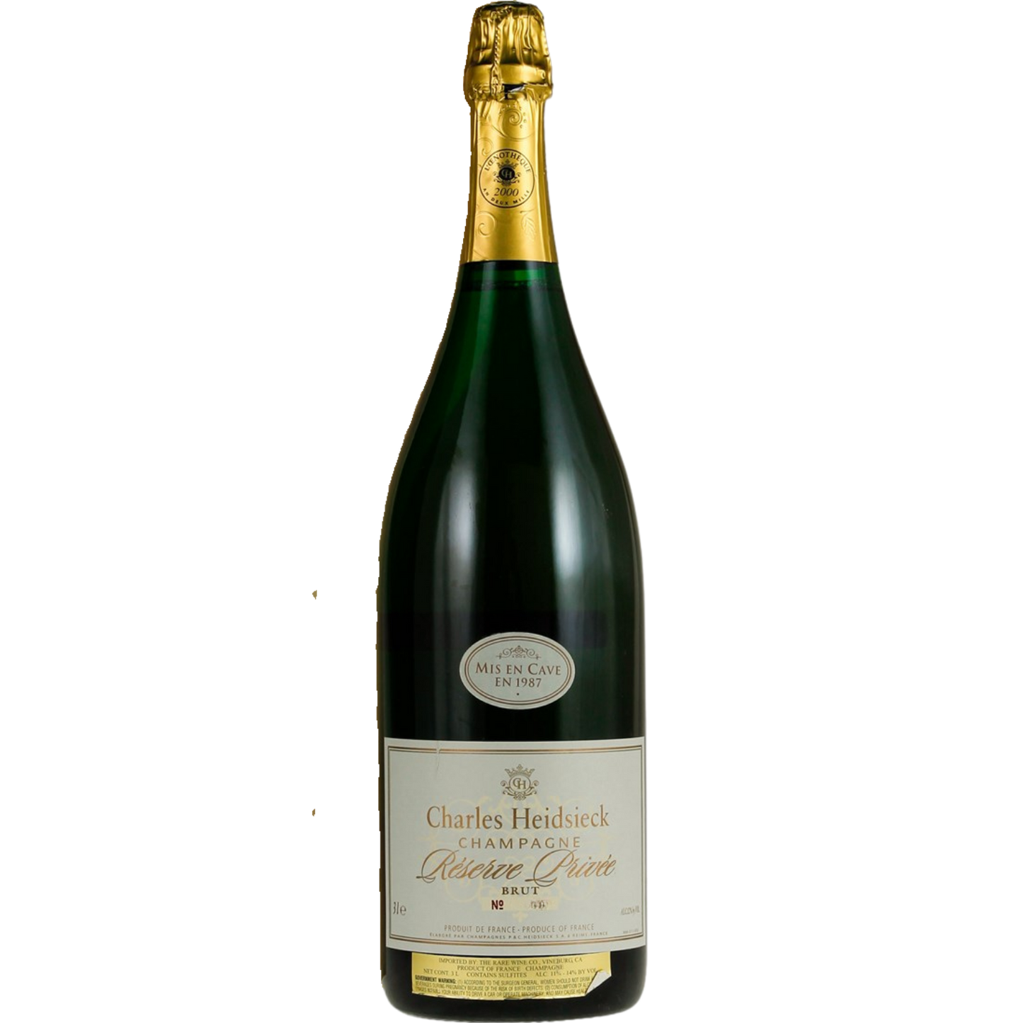 Charles Heidsieck, Reserve Privee, 'Mis En Cave en 1987', 3000ml