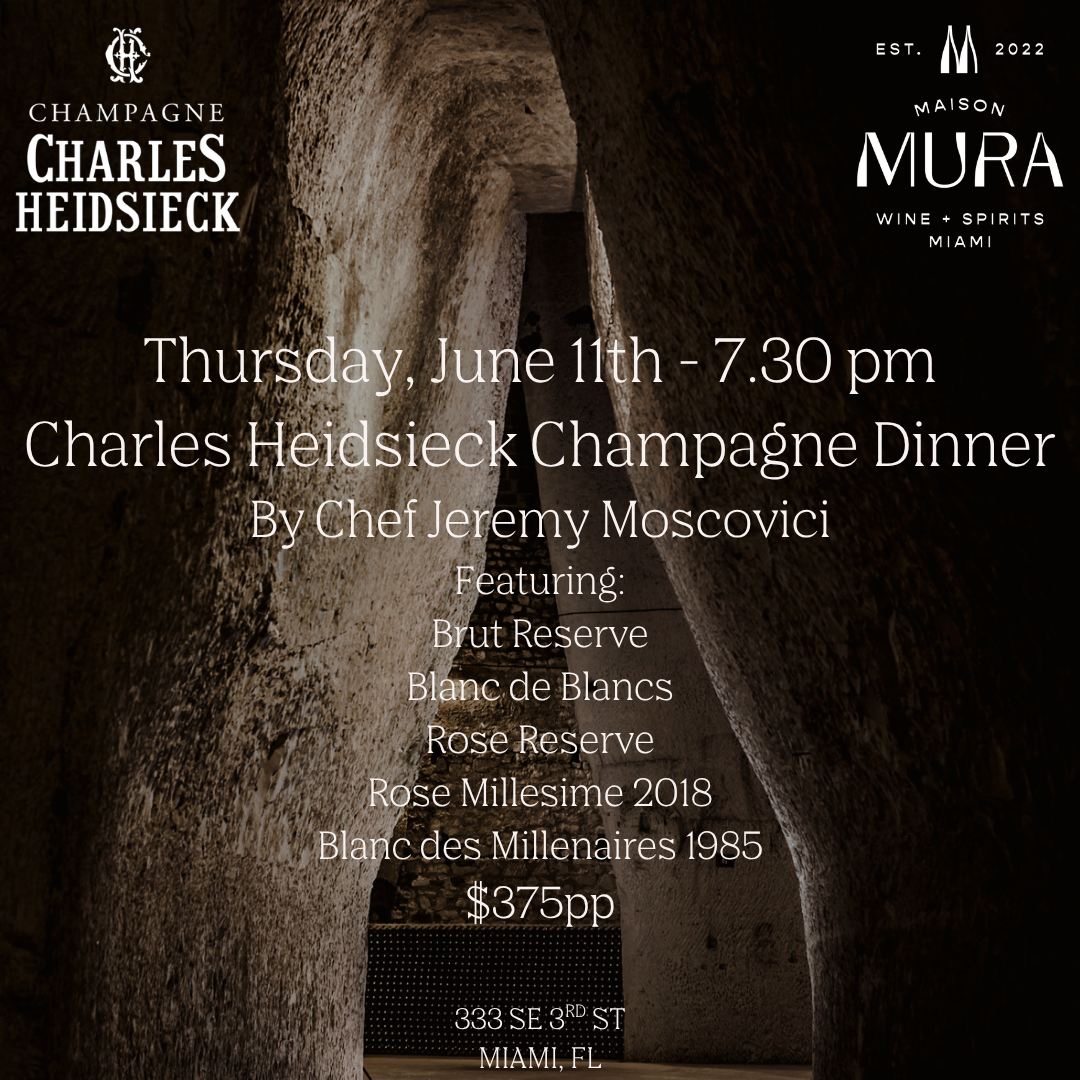 Champagne Charles Heidsieck Vertical Dinner - 06.11.2026