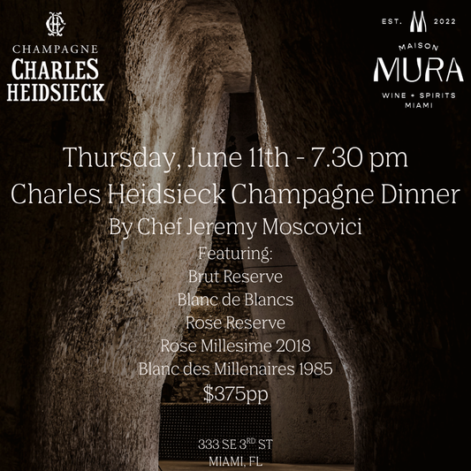 Champagne Charles Heidsieck Vertical Dinner - 06.11.2026