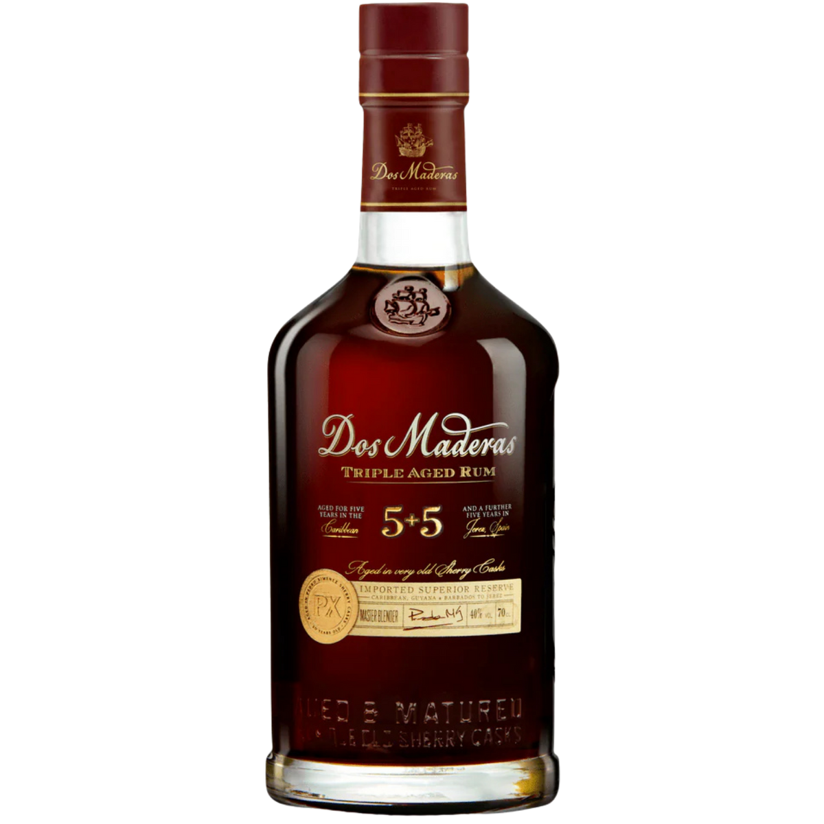 Dos Maderas, Triple Aged Rum, 5+5, 750 ml