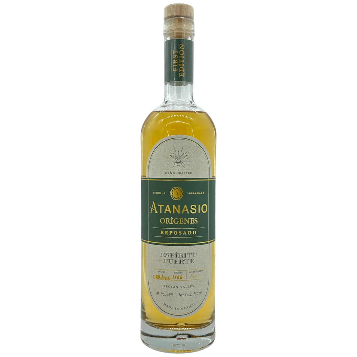 Atanasio, Origenes, Reposado, 750 ml