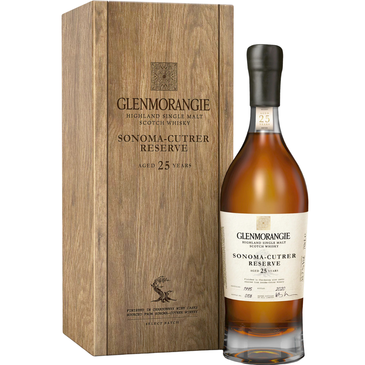 Glenmorangie Sonoma Cutrer Reserve 25 Year Old, Single Malt Whisky, 750ml