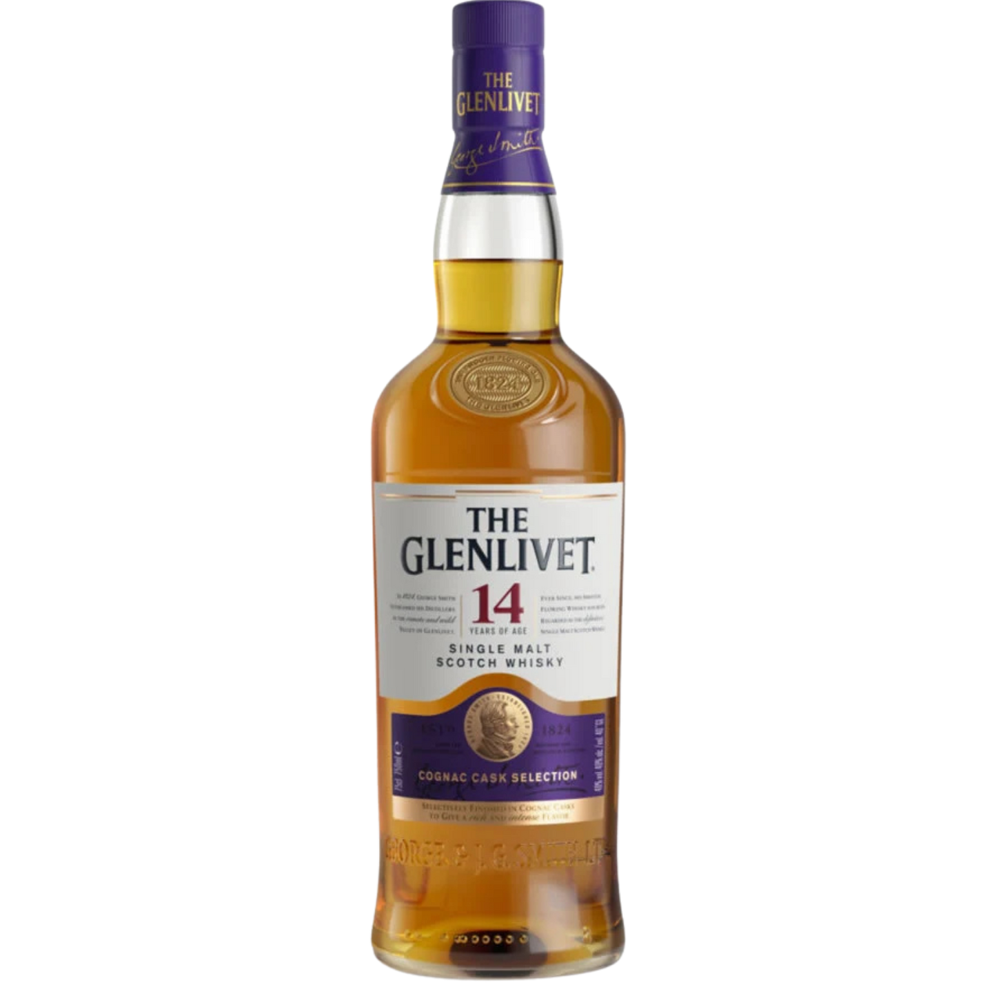 The Glenlivet 14 Year, Single Malt Scotch, 750ml
