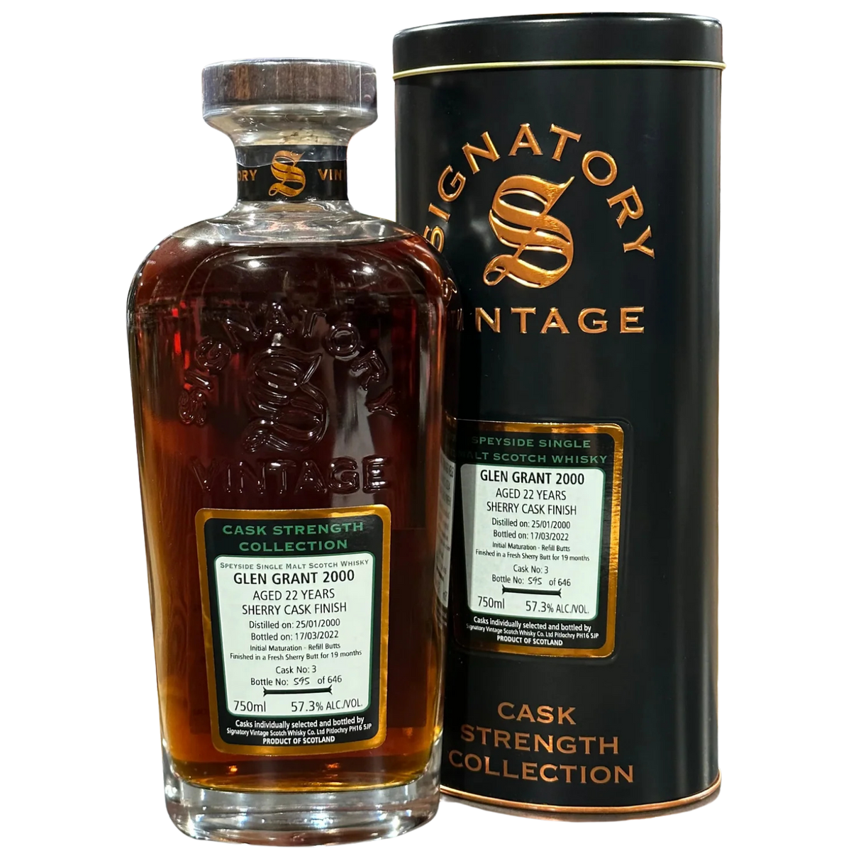 Signatory CS Glen Grant 2000  750ml