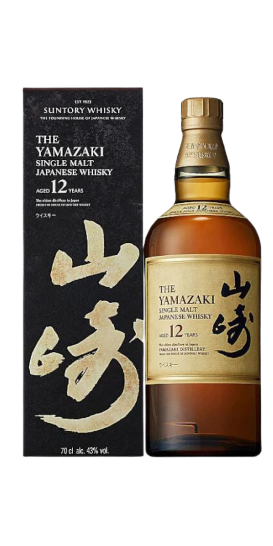 The Yamazaki, 12 YO, Japanese Single Malt Whisky, 750ml