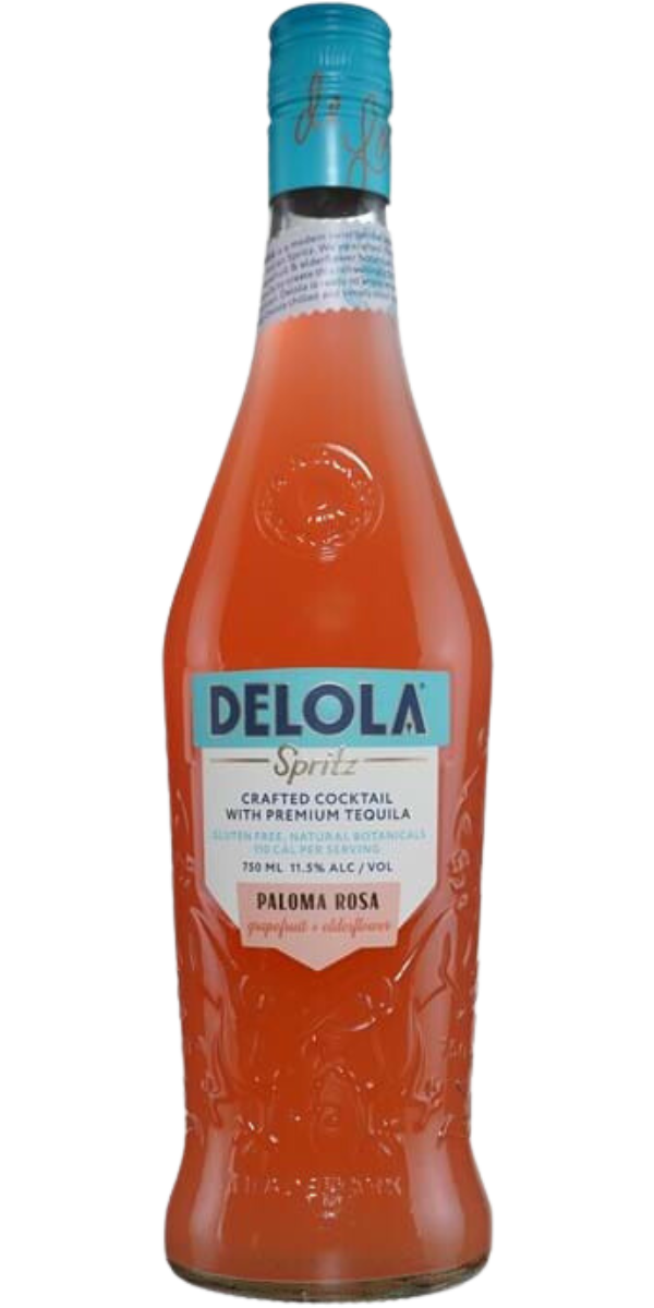 Delola Paloma Rosa Spritz, Grapefruit & Elderflower, 750ml