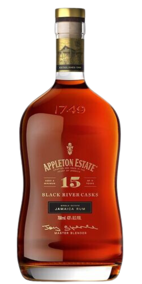 Appleton Estate, Black River Casks, Single Estate 15 Year Old Rum, 750ml