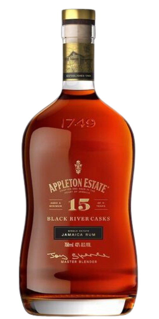 Appleton Estate, Black River Casks, Single Estate 15 Year Old Rum, 750ml