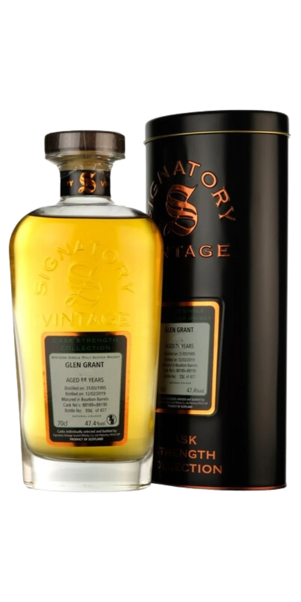 Signatory Vintage, Glen Grant, Cask Strength Collection, 22 Year Old, Single Malt Scotch Whisky, 750 ml