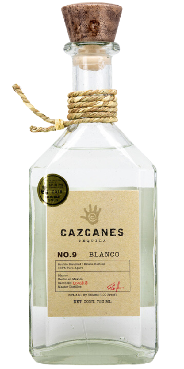 Cazcanes No.9, Blanco Tequila, 100Proof, 750ml