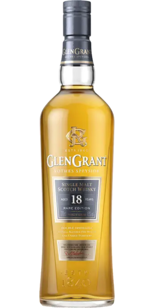 The Glen Grant, 18 Year Old, Single Malt Scotch Whisky, 750 ml