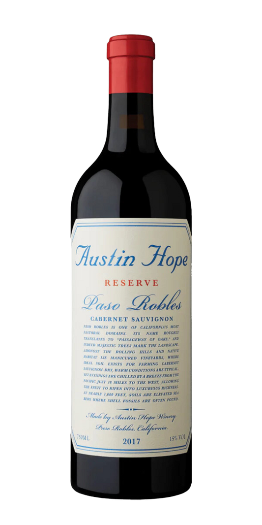 Austin Hope, Cabernet Sauvignon Reserve, Paso Robles, 2020, 750 ml