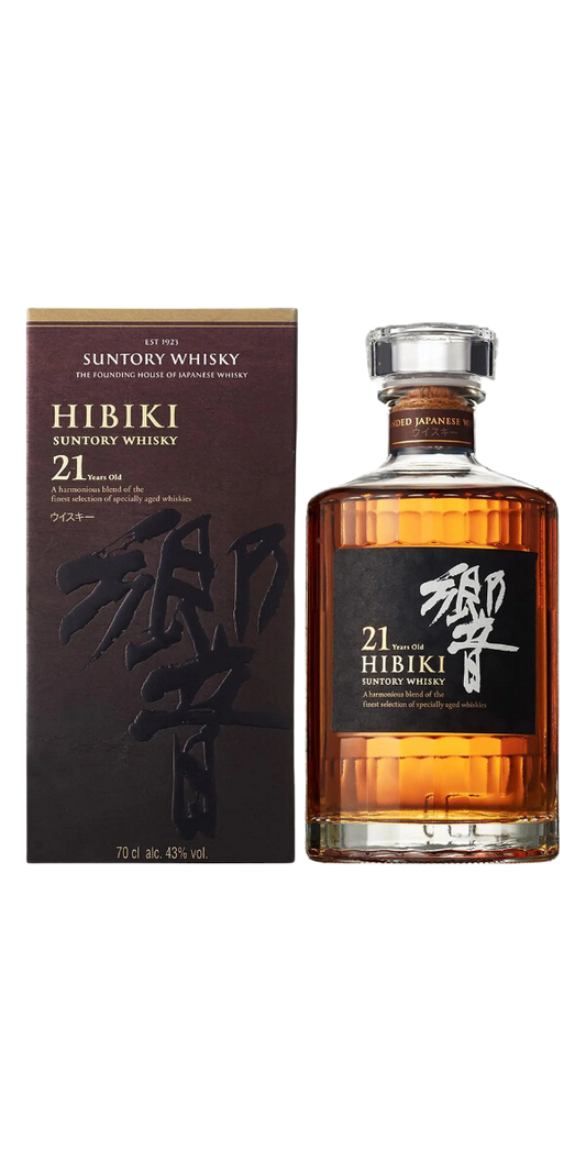 Hibiki, Suntory, 21 Years Old, Blended Whisky, 750 ml