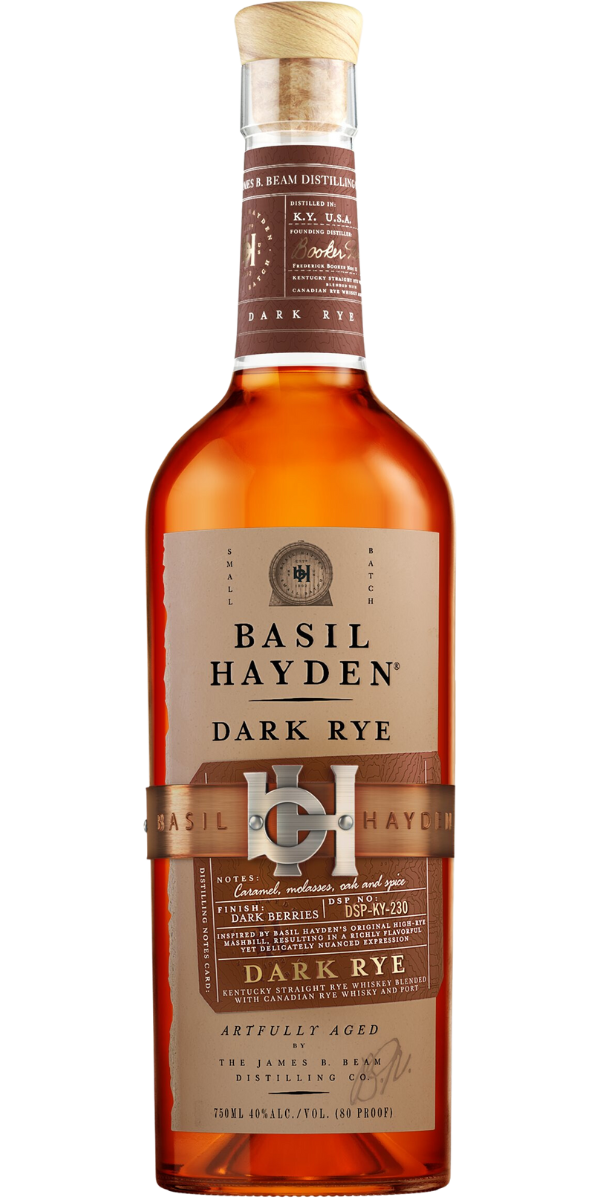 Basil Hayden's, Dark Rye, Straight Rye Whiskey, 750 ml