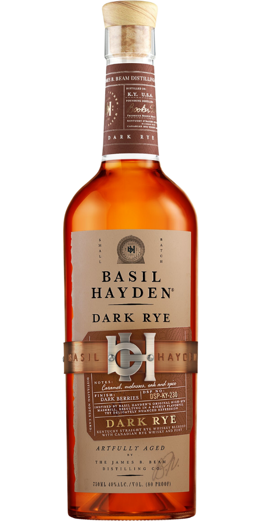 Basil Hayden's, Dark Rye, Straight Rye Whiskey, 750 ml