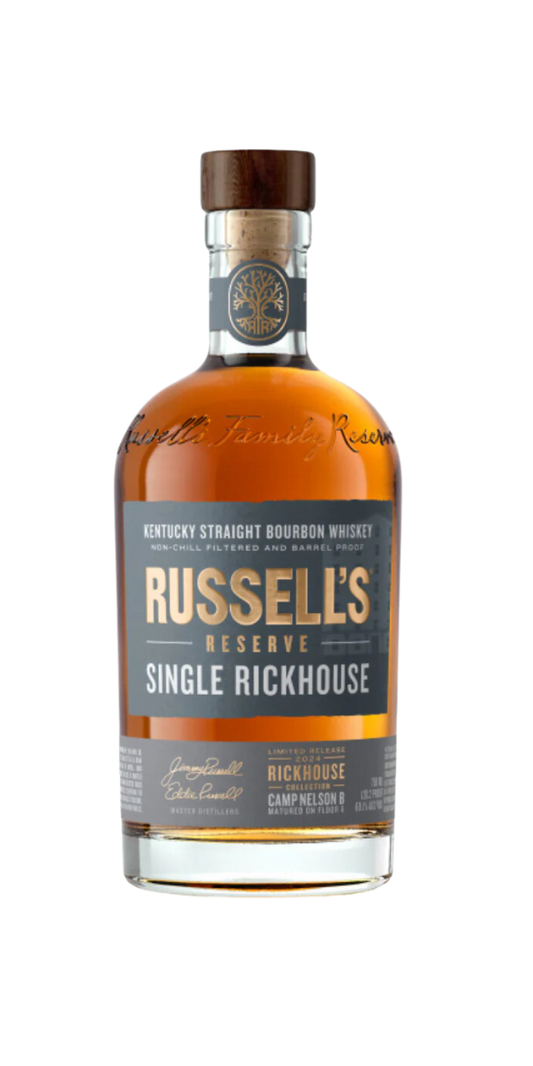 Russell's Reserve, Single Rickhouse, Camp Nelson B, Kentucky Straight Bourbon Whiskey, 750ml