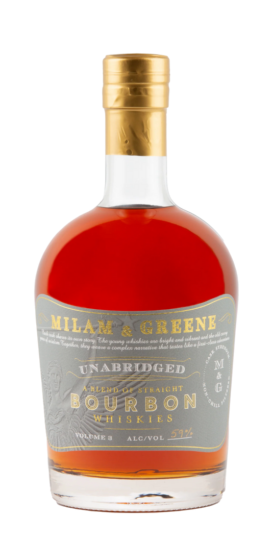 Milam & Greene, Unabridged Vol 3, Straight Bourbon, Cask Strength, 750ml
