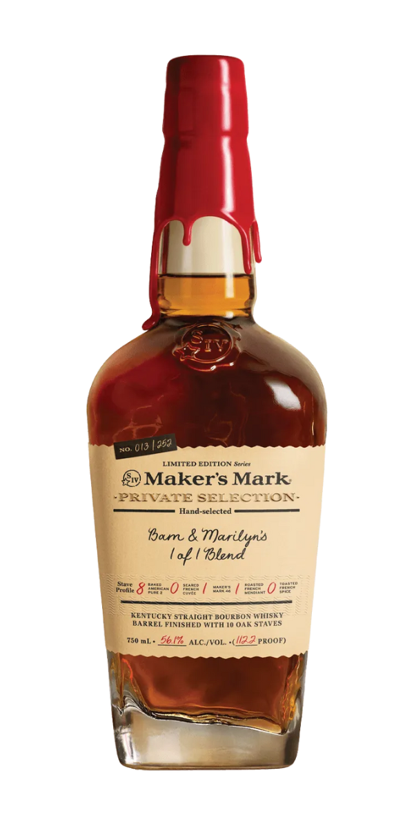 Maker's Mark, Private Selection, Bam and Marilyn 1 of 1, 750ml
