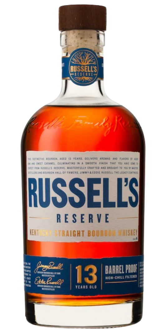 Russell's Reserve, 13 Years, Barrel Proof Kentucky Straight Bourbon Whiskey, (2025 Release), 750ml