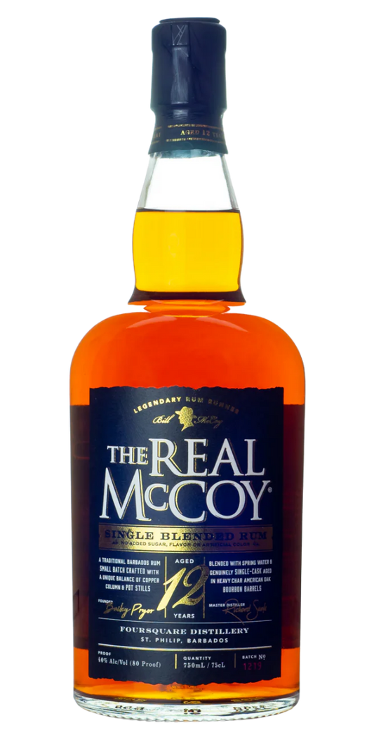 The Real McCoy 12, Singe Blended Rum, 750ml