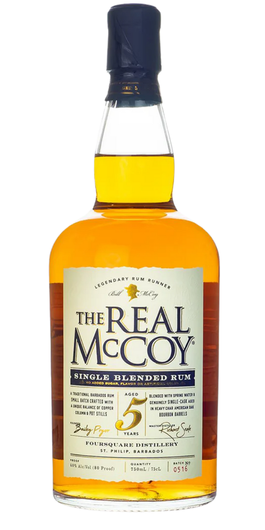 The Real McCoy 5, Singe Blended Rum, 750ml