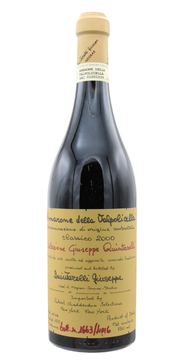 Giuseppe Quinteralli, Amarone della Valpolicella, Classico 2000 Selezione, 750 ml