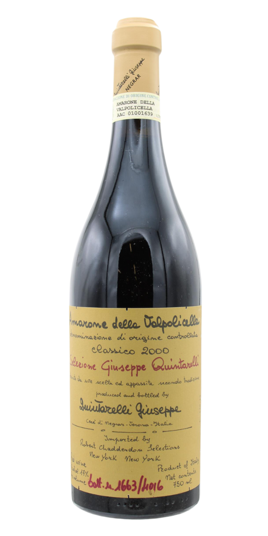 Giuseppe Quinteralli, Amarone della Valpolicella, Classico 2000 Selezione, 750 ml