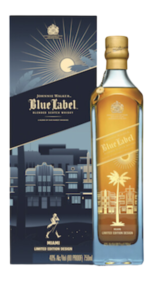 Johnnie Walker, Blue Label, Miami Edition, 750 ml
