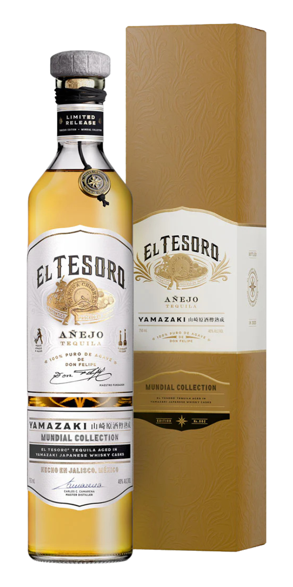 El Tesoro, Mundial Collection, Yamazaki Edition, Tequila Anejo, 750 ml