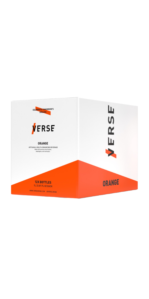 Verse, Orange NA Mixer, 1000ml - Case of 12