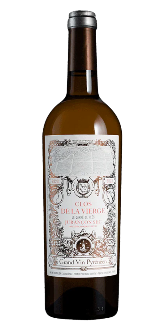 Clos de la Vierge, Le Carre des Pees, Jurancon Sec, 2023, 750 ml